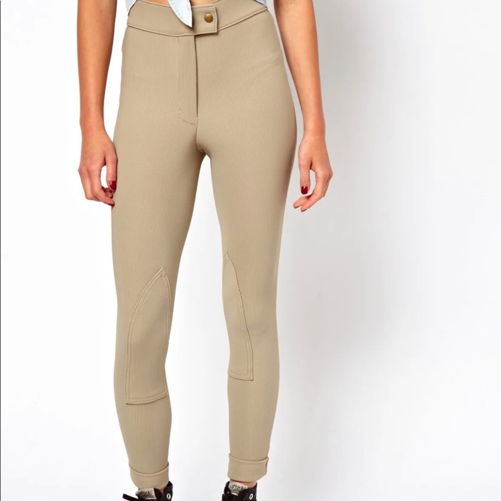 American Apparel Classic Beige Riding Pants